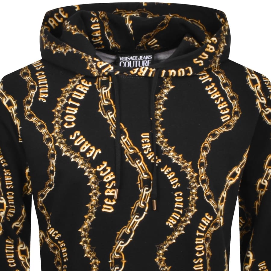 Versace Jeans Couture Black Chain Couture Hoodie